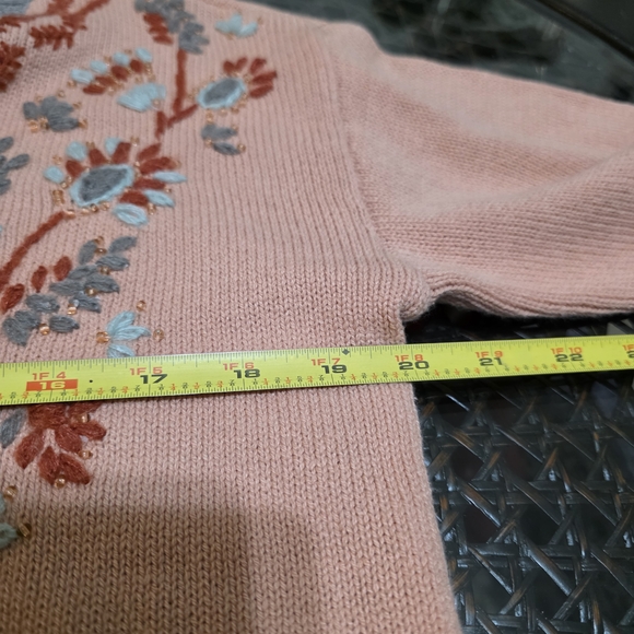 Sundance Faithful Floral cardigan sweater, intricate embroidery - Picture 11 of 13